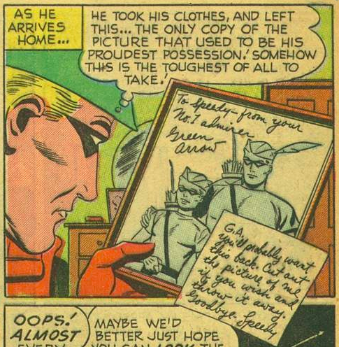 Everything about this panel is hilarious to me, including:1. Somehow despite having an entire trophy room dedicated to his crimefighting career, a weird photo with the only person he ever talks to is Roy's proudest possession?