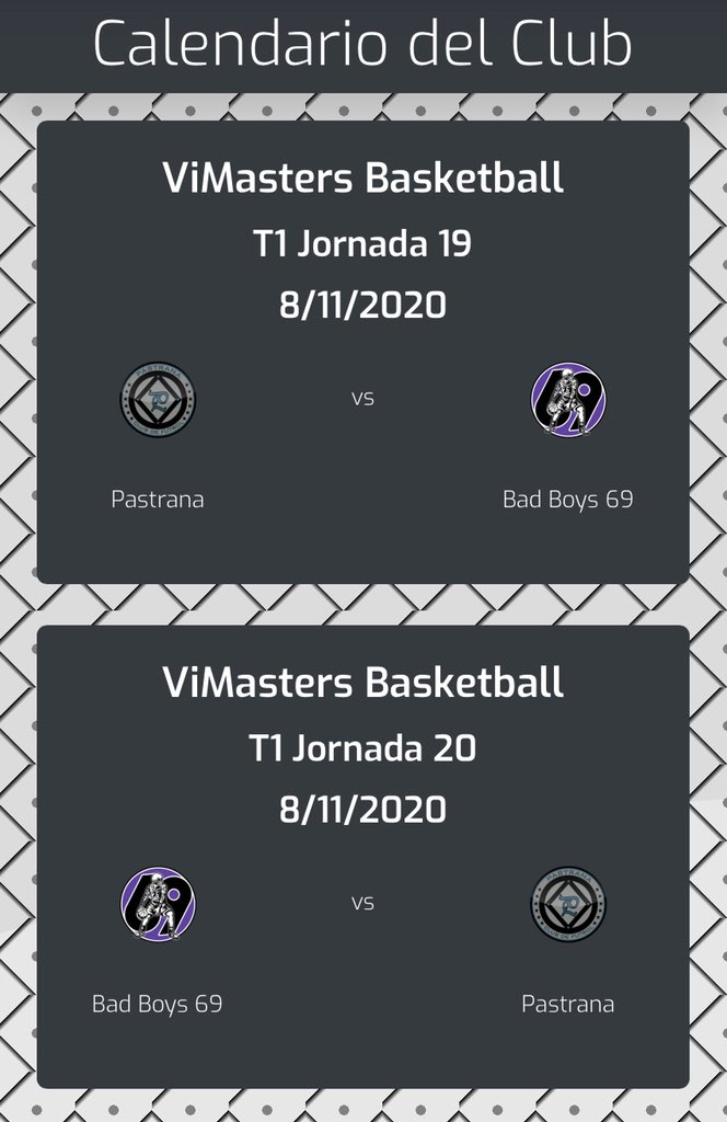 Estrellas_69's tweet image. Última semana de la temporada regular #ViMasters ⛹🏻

🆚 @PastranaCF 

Starting 5 ✨

PG: @MexicanoR7 
SG: Maksiim l26l
SF: @Mendoza_0405 
PF: @Kike_sacra 
C: @VictorMSilvaA 

#BadBoys69