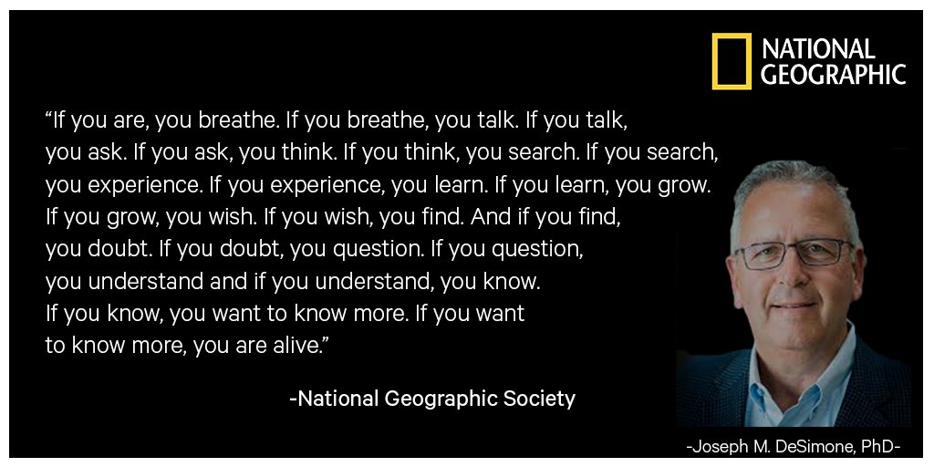 We're thrilled that <a href="/Carbon/">Carbon</a> Co-founder &amp; Executive Chair <a href="/Joseph_DeSimone/">Joseph DeSimone</a> has been elected to <a href="/NatGeo/">National Geographic</a>'s board of trustees! Can't wait to see how Joe, as a top #scientist, inventor, &amp; STEM educator, will help advance the mission of such a distinguished organization. Congrats, Joe!