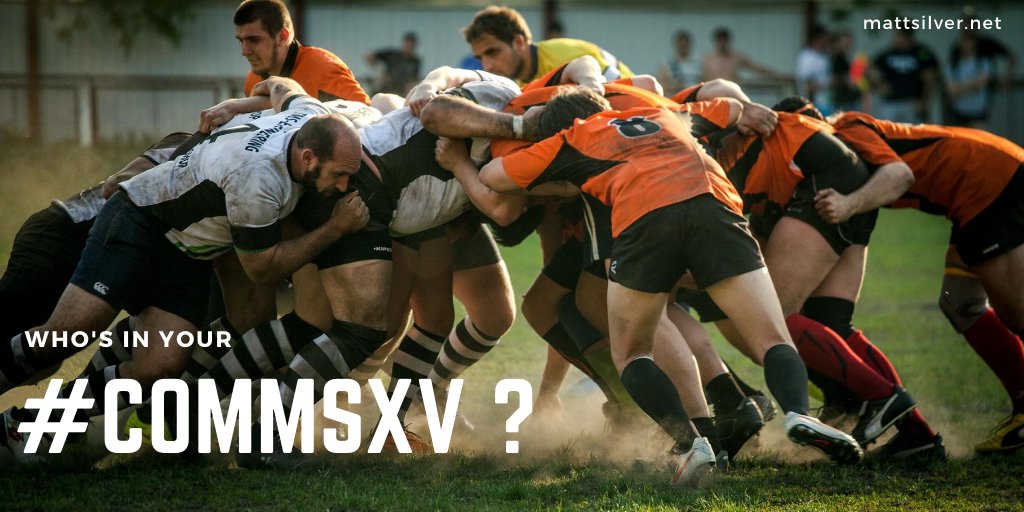 MattSilverPR's tweet photo. So who's on the #CommsXV team? 

Find out here: https://t.co/Weeg8MX0nc https://t.co/cDjNJ93xqz