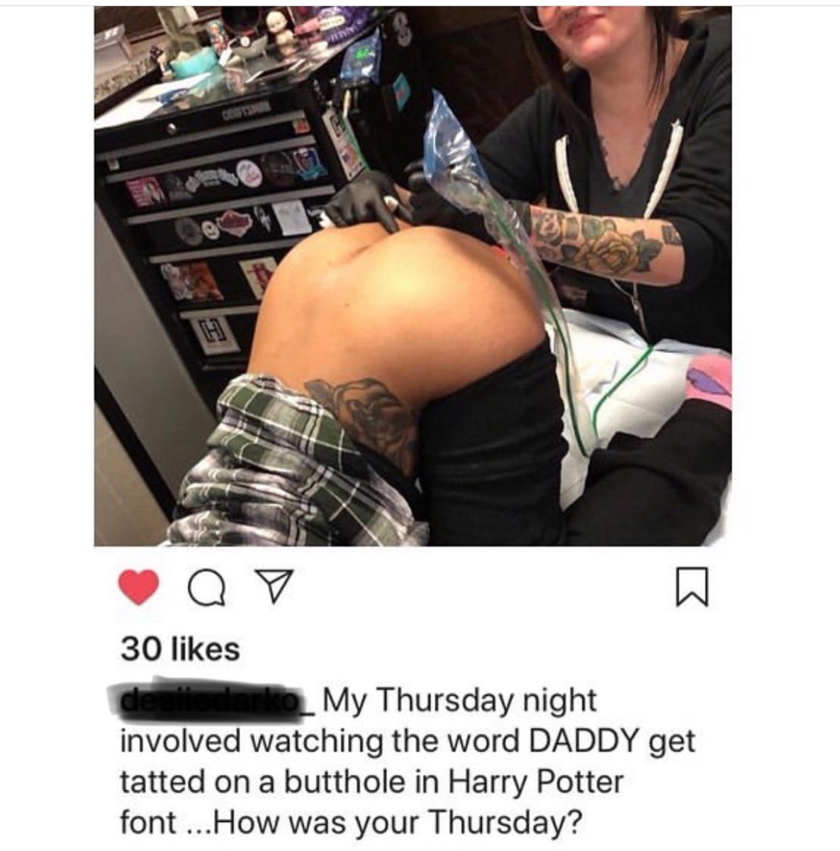 suckytattoos's tweet photo. And you thought your job stinks?? https://t.co/3mdkBcy9b2