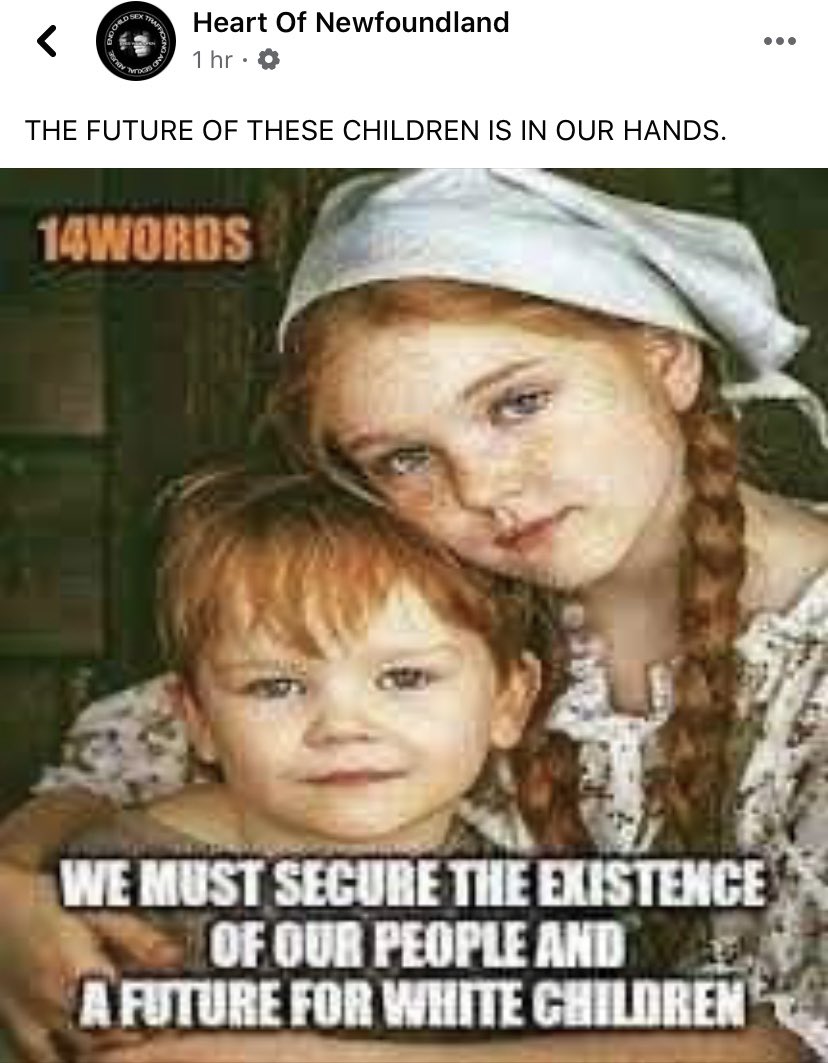 1,005 people follow local white supremacist and Nazi boot licker, Kenny Winsor. 

His ‘Heart of Newfoundland’ FB page has been hidden from Canadians because the coward is being exposed and fears losing his page. 

Friends - it’s a good day when a Nazi is running scared.