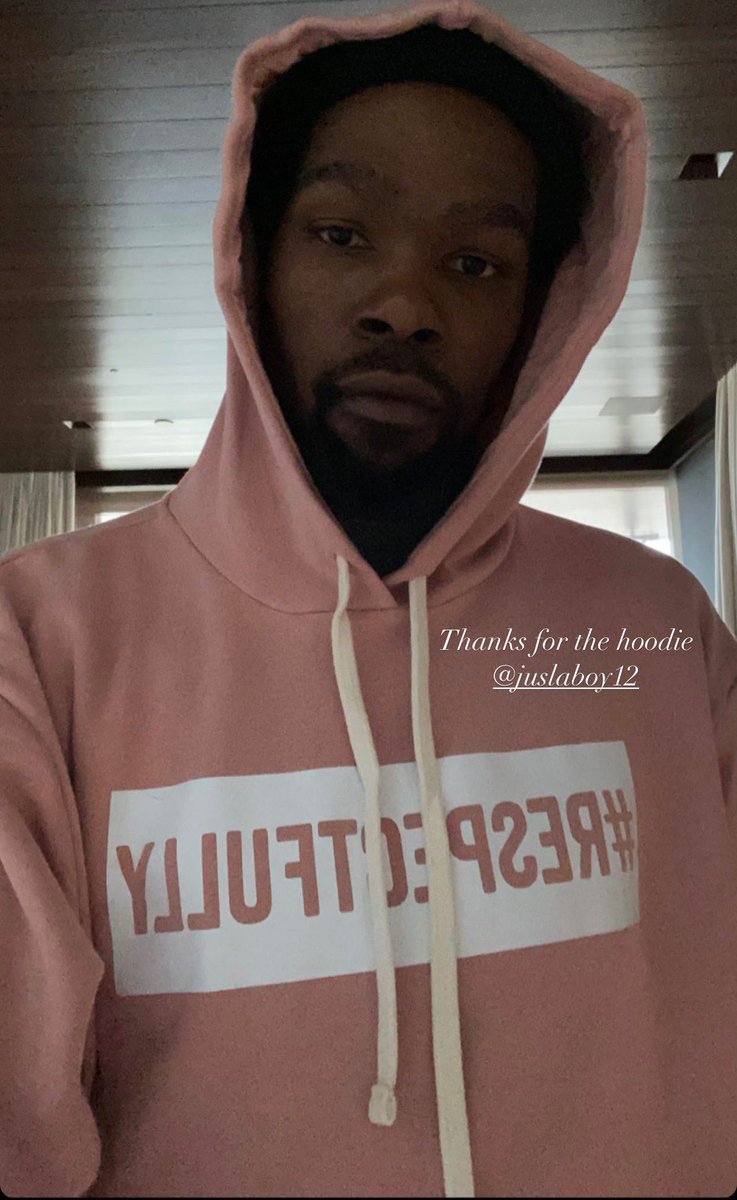 kevin durant pink hoodie