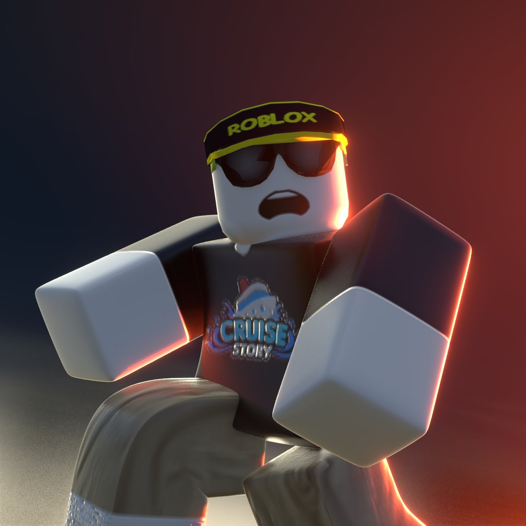 Ponchokings On Twitter So I Decided To Learn How To Use Blender And Did This What You Guys Think - ponchokings roblox