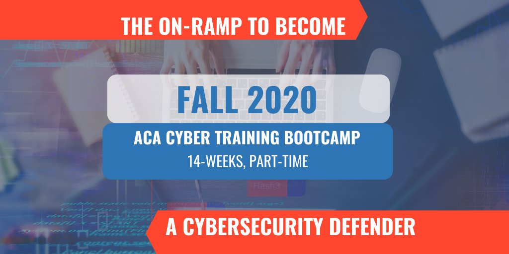 "Participants in our training courses, build upon their existing IT knowledge and learn to operationalize their skills through immersion into complex offensive and defensive simulated exercises..." Executive Director, Scott Anderson

Learn more here:
americancyberalliance.com/aca-cyber-trai…