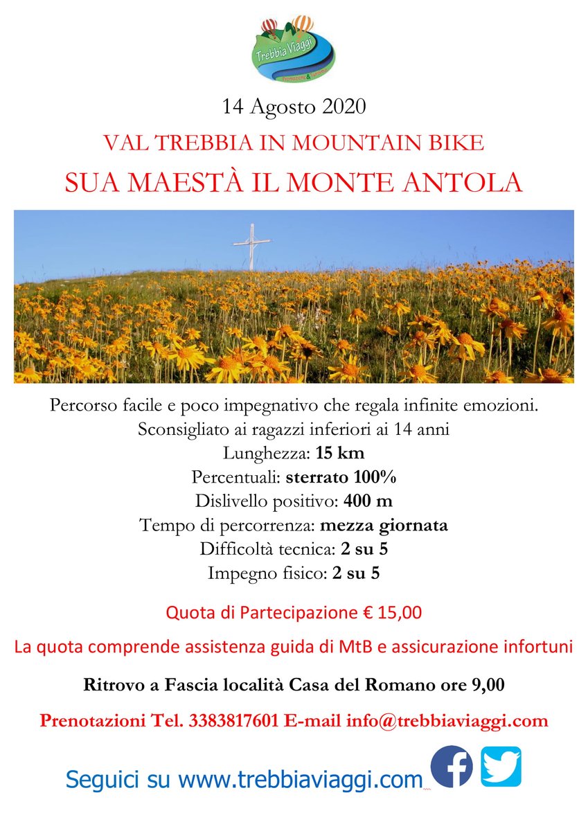 TrebbiaViaggi's tweet photo. https://t.co/VUq2v52iDr