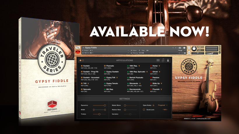 We're excited to announce the latest (and greatest?) addition to our Traveler Series, the Gypsy Fiddle. This is our 3rd fiddle and by far the deepest and most passionate of them all. Recorded on location in Sofia, Bulgaria.

redroomaudio.com/product/travel…