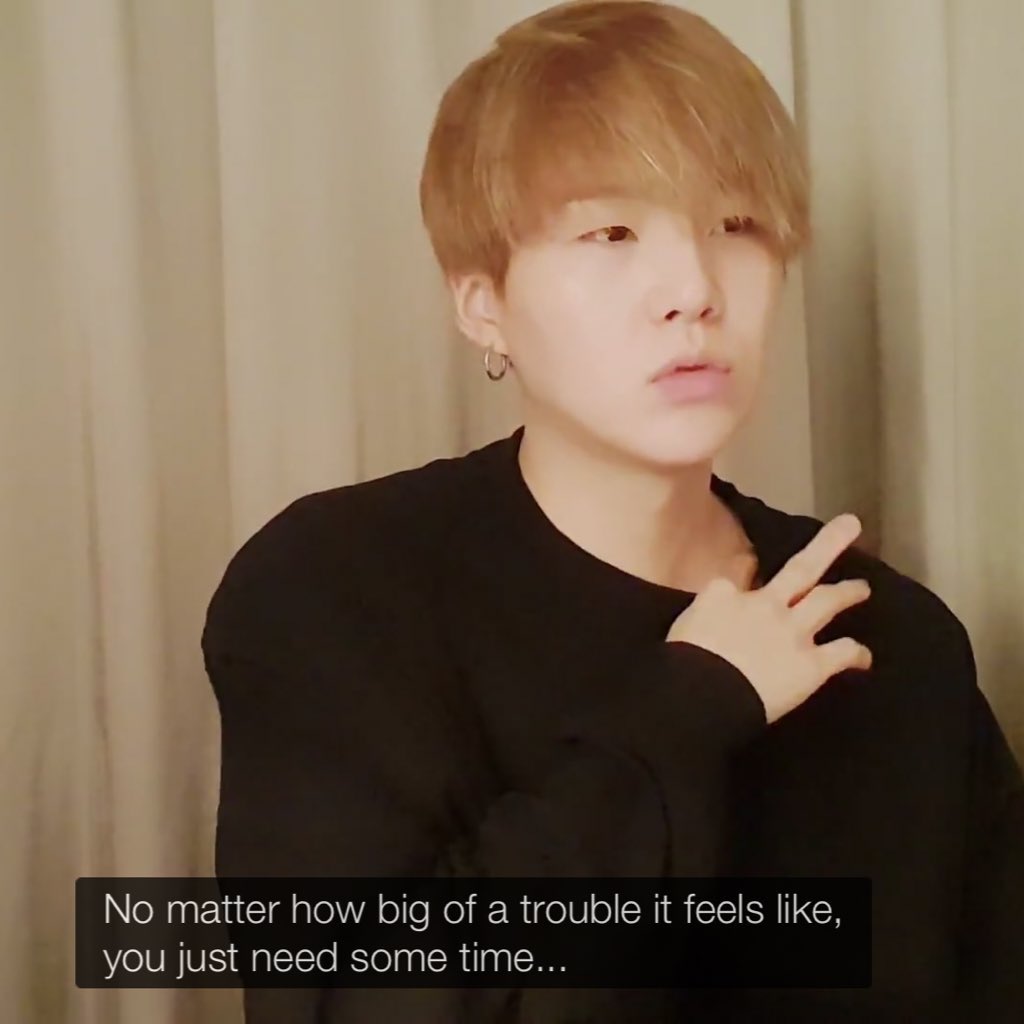healing with yoongi - a thread