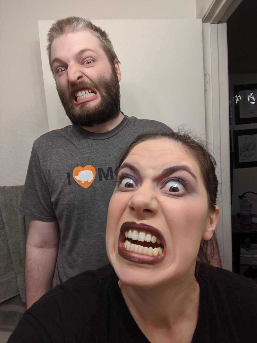 ThePurplatypus's tweet photo. This #DateDay @chelps27 let me do her makeup. Needless to say I found my calling.
#MakeupMaster #OnlyGotSomeOfTheMakeupInHerEye https://t.co/NbI8bjte2x