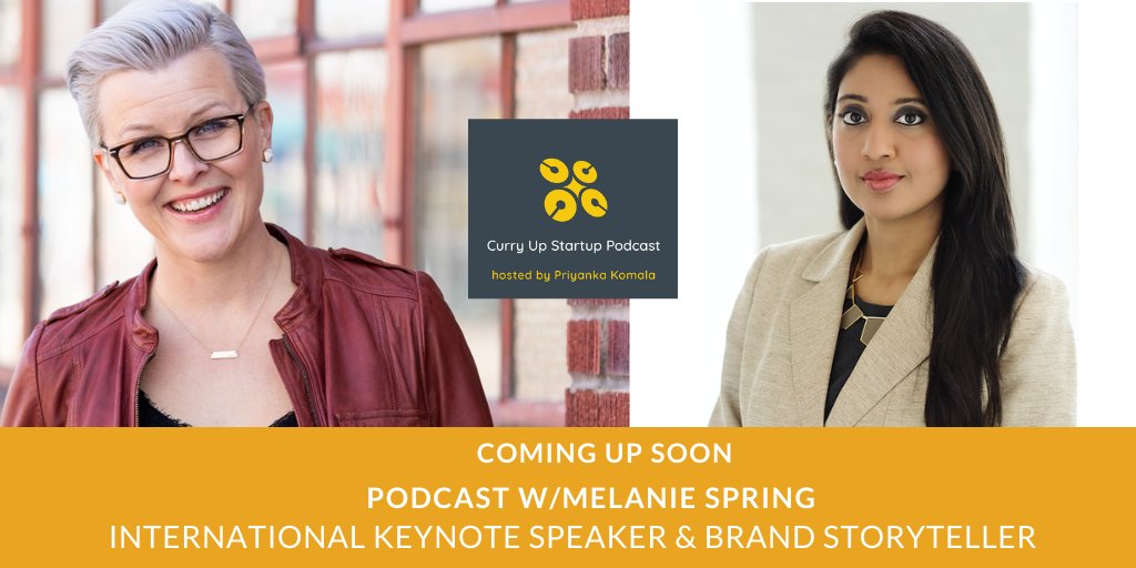 We have a fabulous lineup of guests coming soon w/@PriyankaKomala! Keynote speaker @MelanieSpring, Data privacy expert @kuriharan, Prof Surabhi @danceinkitchen @BeALuminary, Empowerment coach @KoreWomen1.

Subscribe on #youtube lnkd.in/dTf5Hp9 & #podcast platforms