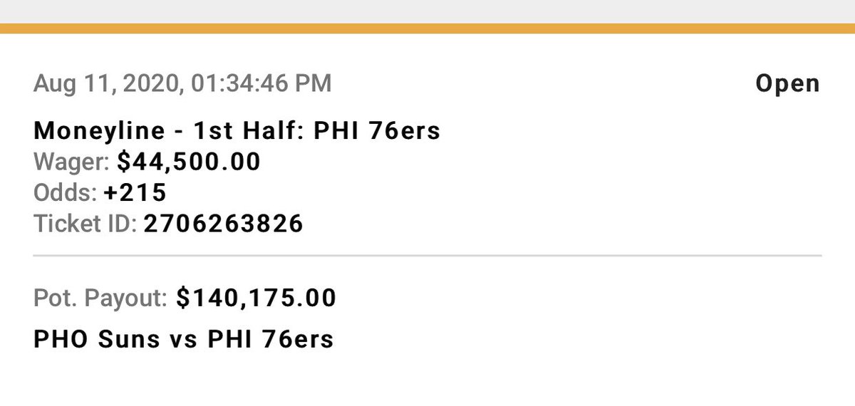 CashoutKingJJ's tweet photo. The Padres +175 saved my life 

Therefore 2-0 lifetime on bubble plays with Spurs -2.5 1H (I’m incredible) 

Let’s go back to basics 

I’ll pick one person who likes RTs and follows me to win $500 if this Sixers bet wins 

Bubbles weird man https://t.co/zXqx5USKhL