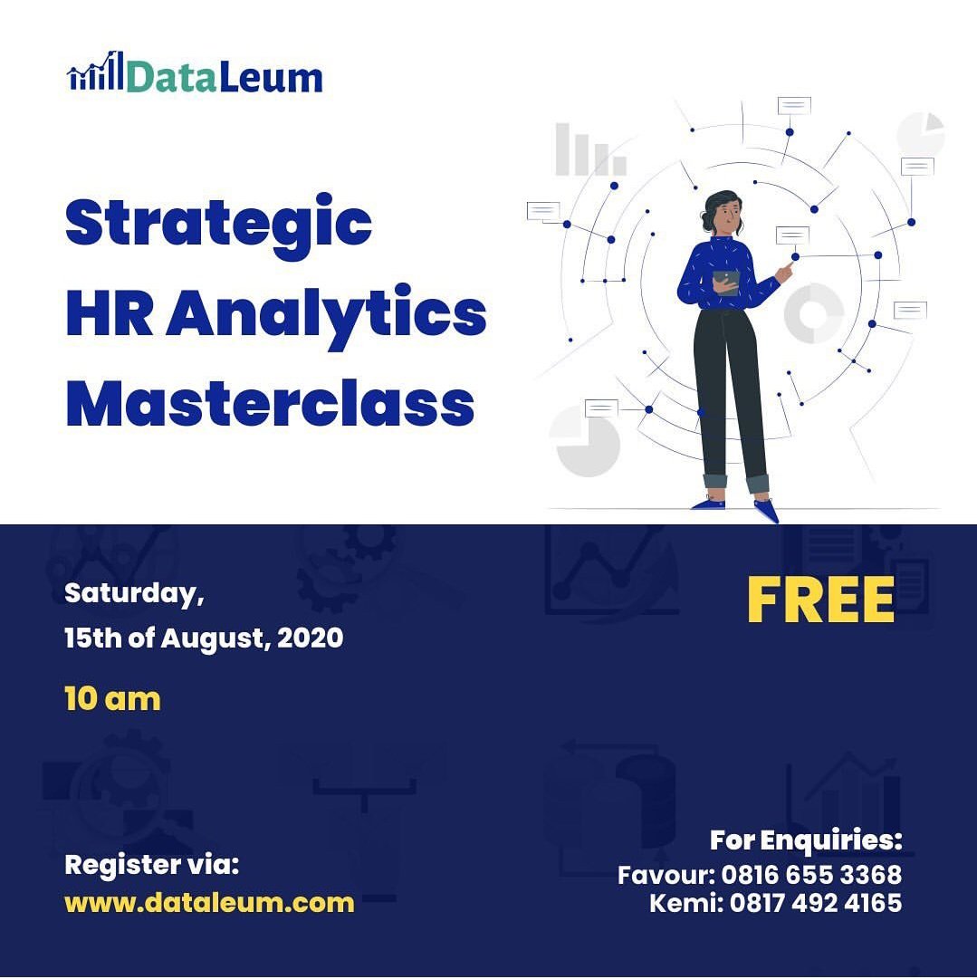 dataleum's tweet photo. Are you:

- An Enthusiast 
(Youth Corper, Undergraduate, 
Graduate)
- A Professional
-A Practitioner ?

Are you Strategic in Human Resource Management?

Yes? No? Maybe?

Learn, unlearn, and relearn the best of HR practices FREE with  #DataleumMasterclassWeekend this Saturday. https://t.co/442L70k70e