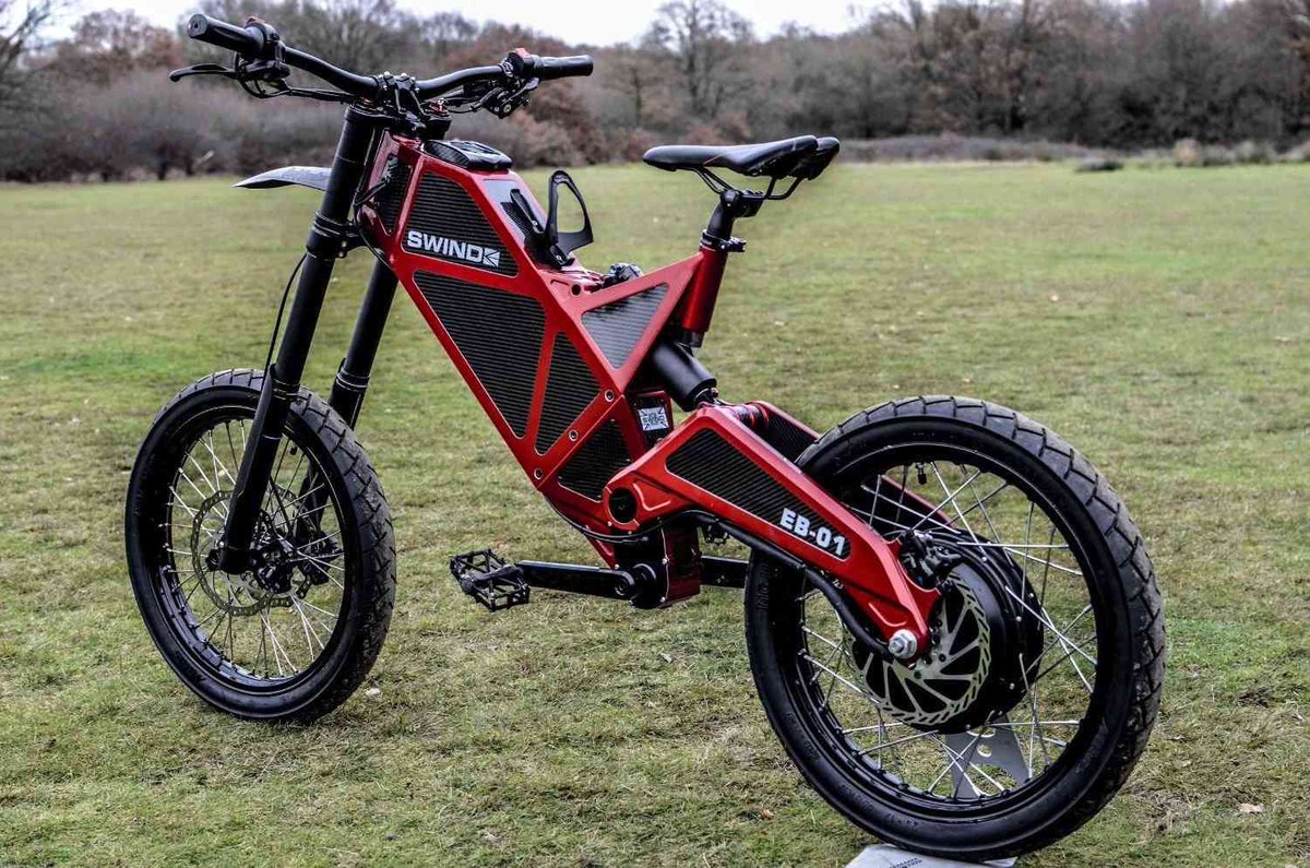 The electric moterbike for trails on the left is the one  #SimonCowell had his accident on. It’s not an e-bike. Now note the upright e-bike used in the media story on the right — literally the safest e-bike design to ride, designed to get around cities.See the problem, media?