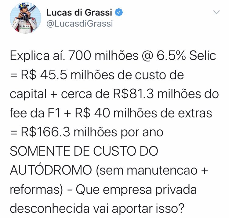 Então, além de uma calamidade ambiental, o circuito não foi animador pra ninguém. Felipe Massa e Lucas Di Grassi, ex-pilotos de F1 e atuais de FE, tornaram públicas suas opiniões.