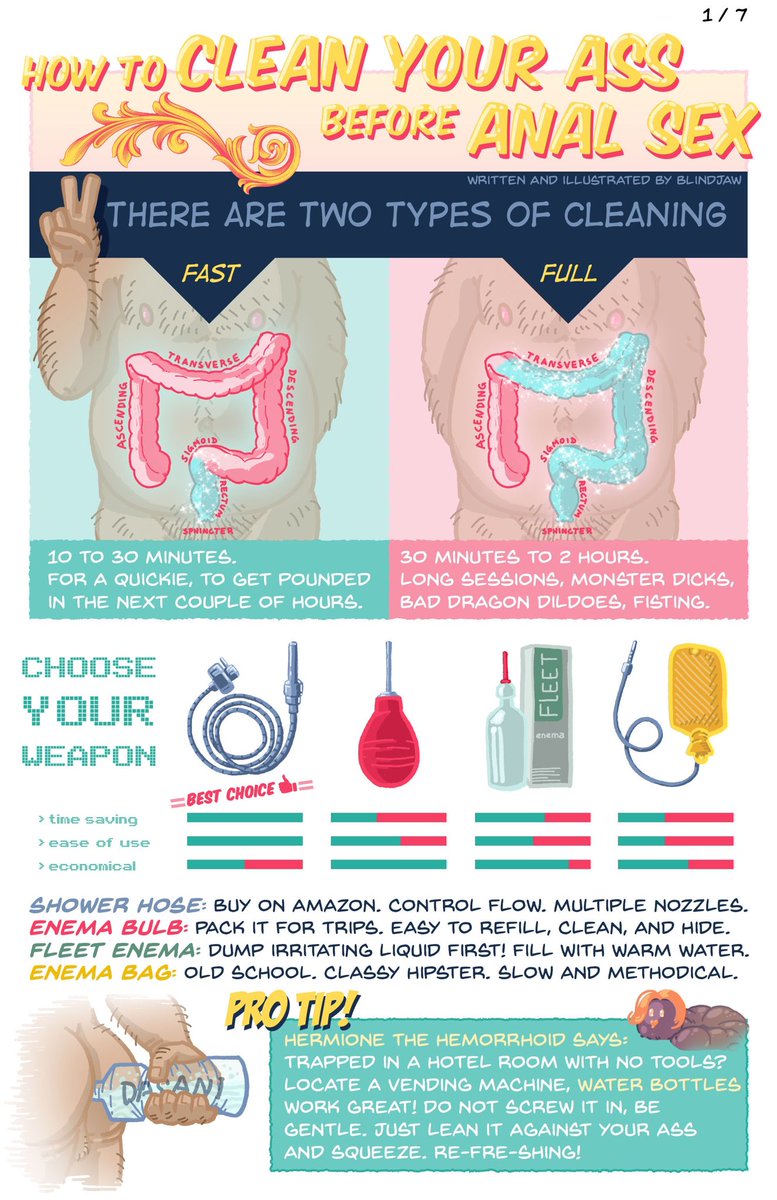 WolfHudsonIsBi's tweet photo. How to clean your ass. The best bottoms know this, potential bottoms should know this. And those afraid to bottom should should definitely know about this 👍🏻 https://t.co/C4eey4GK9J