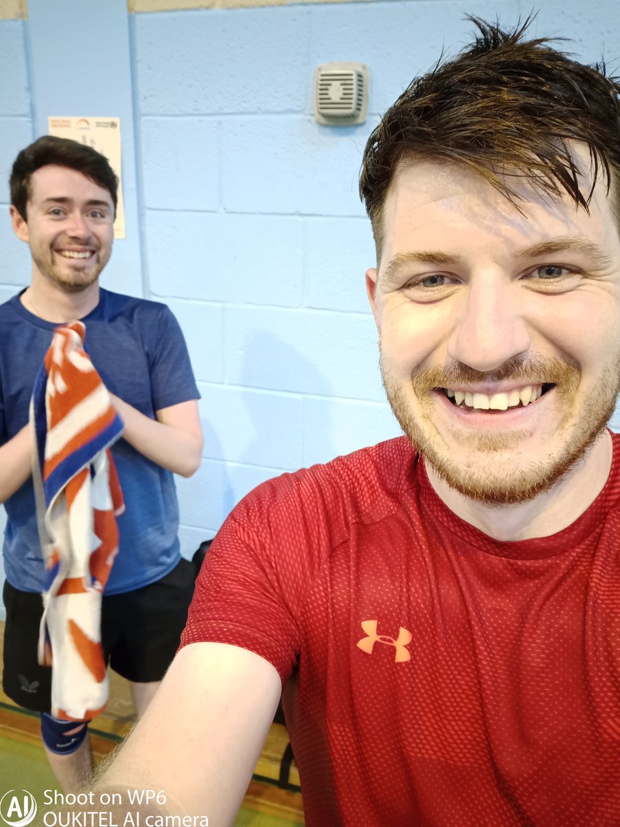 Getting back in the swing of things with #tabletennis now. Feeling better and better. 
Good to get a hit with this man too.
<a href="/ryanpatfarrell/">Ryan Farrell</a> 
<a href="/TableTennisIRE/">Table Tennis Ireland</a> <a href="/GreenBloodBoxi1/">Green Blood Boxing</a> 
<a href="/GavoonMaguire/">Gavin Maguire</a>