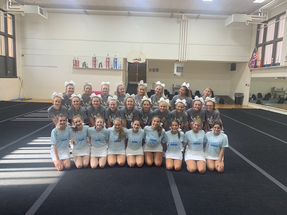 Jr.High Sandite Cheer tweet media