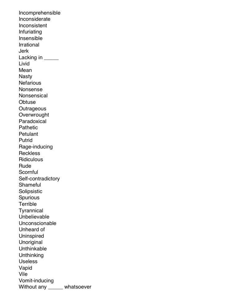 - and here are some alternative words to use. [ from:  https://web.augsburg.edu/english/w... ]