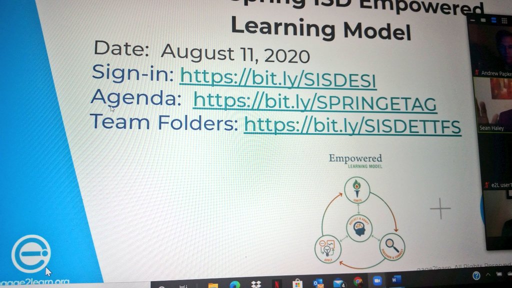 PapkeAndrew's tweet image. Ready to #engage2learn with @DrSeanHaley. Reflecting and learning about blended learning and reinforcing the @SpringISD #EmpoweredLearningModel. #BelieveInSpring