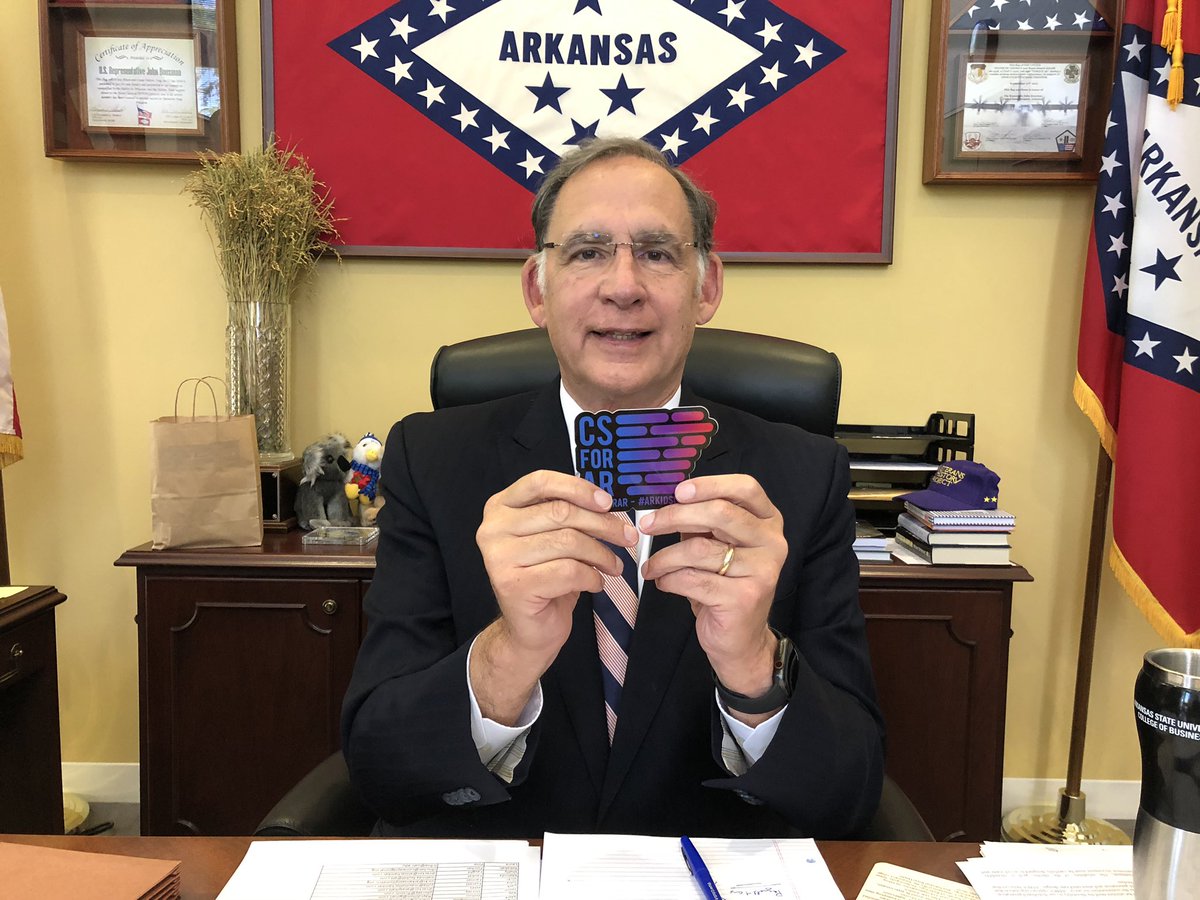 JohnBoozman's tweet image. Arkansas has been leading in computer science education and cyber skills. I’m proud of the efforts being made at the local and state level to prioritize this curriculum given how crucial it is to the 21st century economy and will continue my support at the federal level. #CSforAR