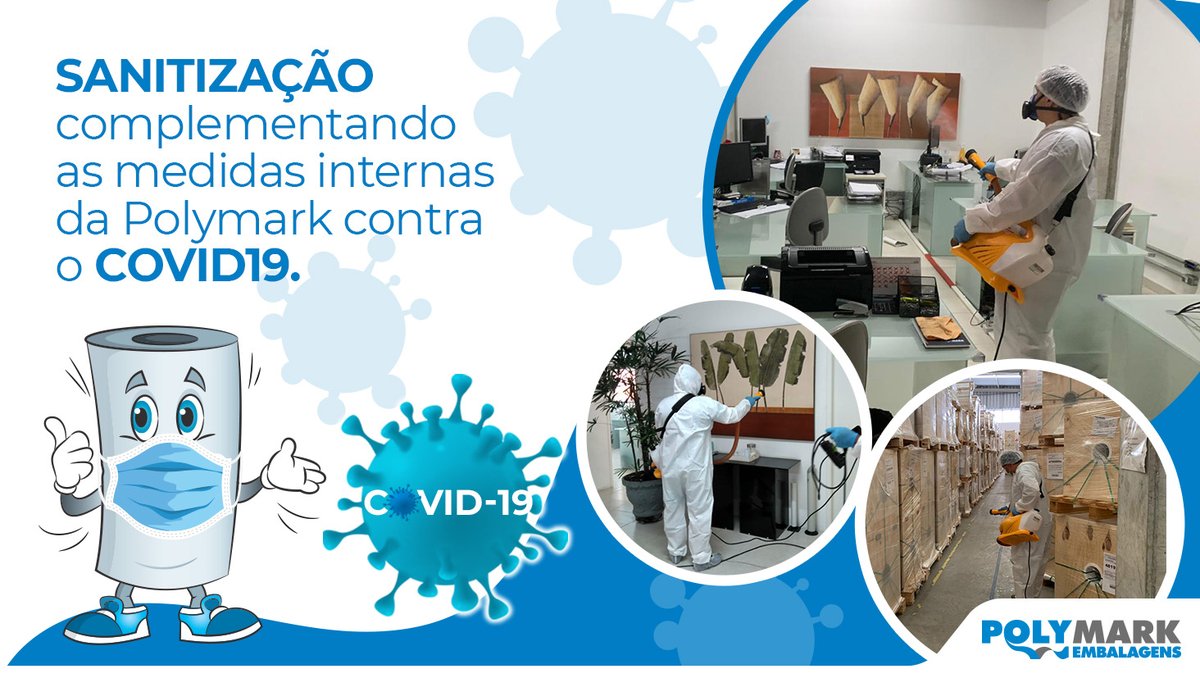 PolymarkE's tweet image. Pensando em prevenção e segurança, um trabalho de sanitização semanal traz aos colaboradores maior proteção, além de todas demais medidas individuais e coletivas. Seguimos comprometidos com nosso negócio atuando de forma responsável.