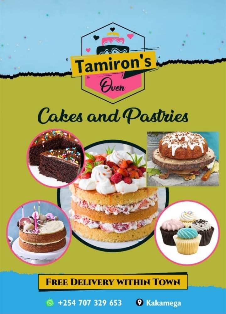 YoungnFreeKE's tweet photo. Under the #YnFMtaani initiative we are delighted to highlight Tamiron's Oven🔥
Cakes are special.🎂🎂 Every birthday, celebration ends with something sweet: a cake & Tamiron's Oven is your plug.
Place your orders!
#cakes
#hustleyangu
#FridMentLive
#IYD2020
#AddictedtoPositivity https://t.co/ueYPMNP4LP