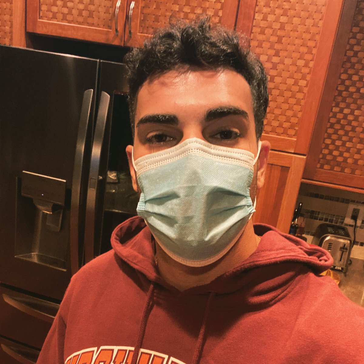 Demitri Gamble, Pres. of @vt_pike says “I wear a mask and follow social distancing protocol for my mother. She has multiple sclerosis (MS), making her immune-compromised. Keeping my loved ones and those close to me safe and healthy is my #1 priority!” #hokiesmaskup #bewellhokies