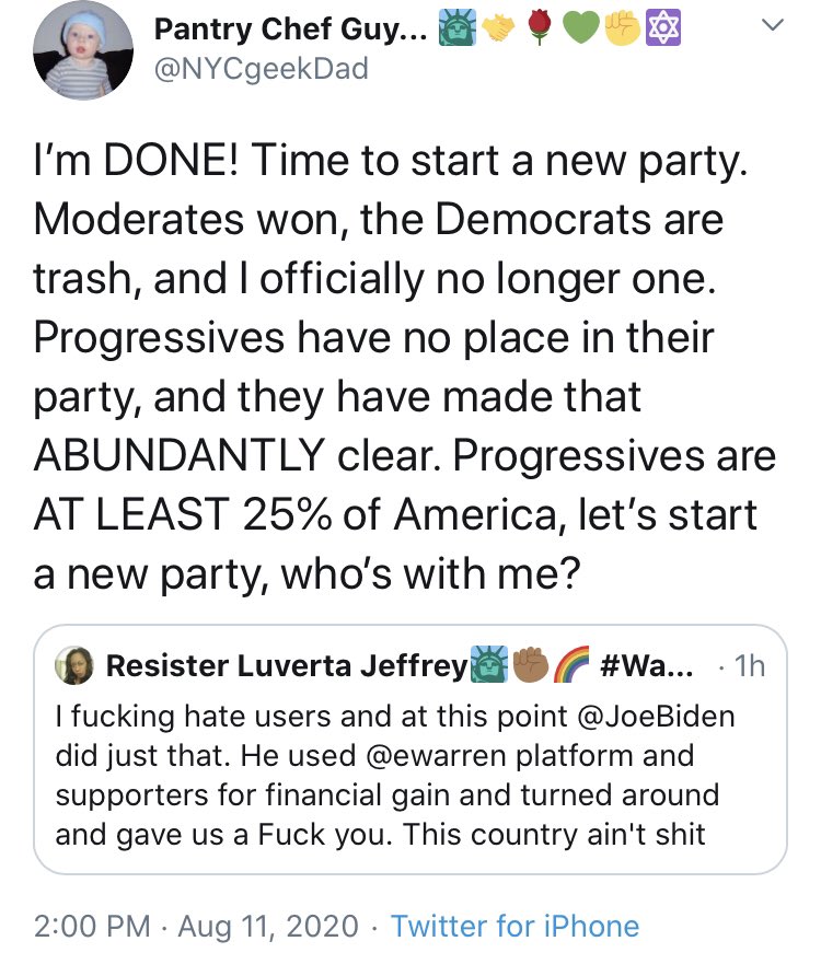 Warren Dems want to start a new party to primary actual Democrats. I told y’all this is what they were gonna do...