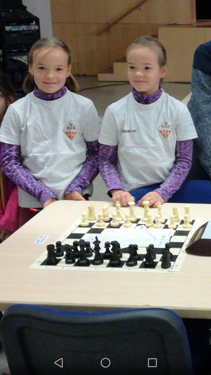AjedrezCornella's tweet photo. Per molts anys, Laia i Alba, les nostres petites campiones.
A més, cal felicitar-les perquè la Fed. Cat. Bitlles Catalanes @fcbb_cat ha resolt declarar-les campiona i sots-campiona en categoria benjamí. Enhorabona als amics de @fartucs per l'èxit de les seves noies. https://t.co/4j19J5eyCU