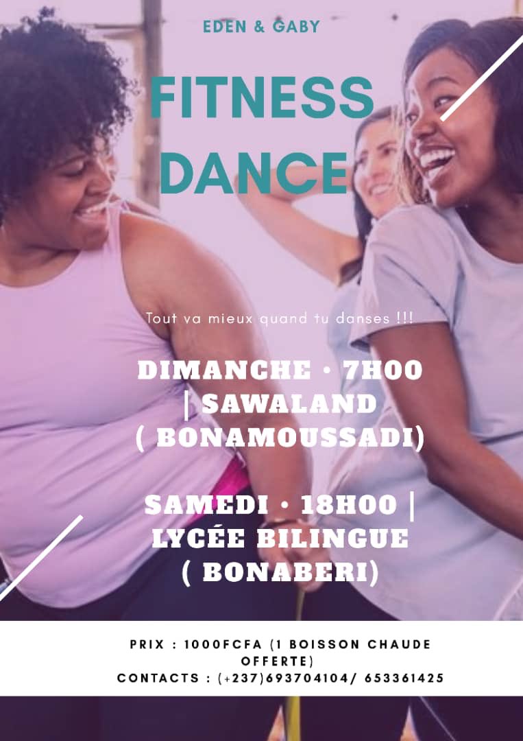 Eden et Gaby vous propose un cours de Fitness Dance pour garder la forme.

Dimanche 7h ~ Sawaland Bonamoussadi 

Samedi18h ~ Lycée Bilingue de Bonaberi

Prix : 1000frs ~1 boisson chaude offerte

📞 693704104/653361425

#FitnessDance
#Dishco
#DigitalShareContents