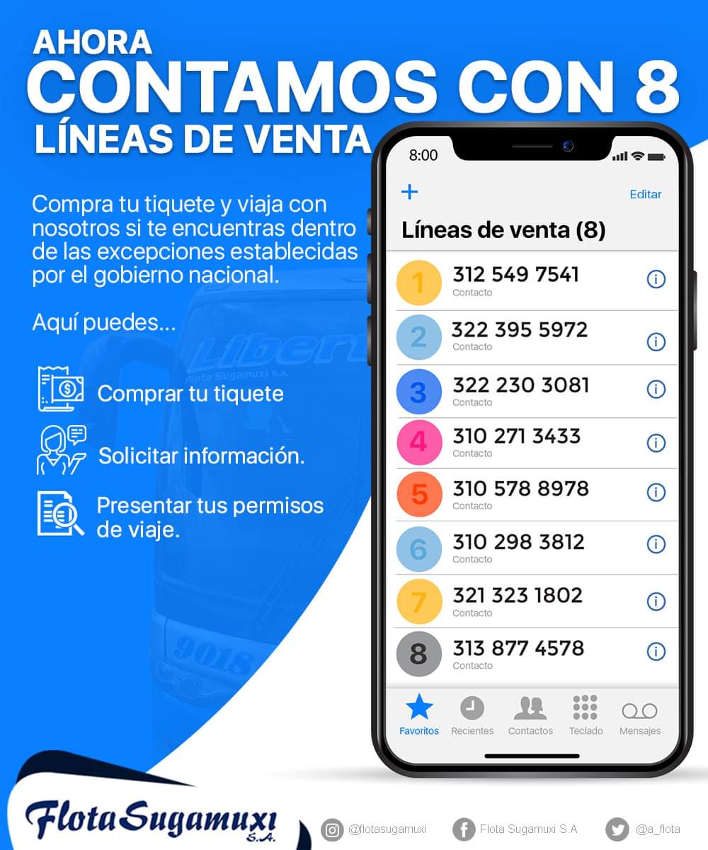 Flota Sugamuxi S.A tweet media