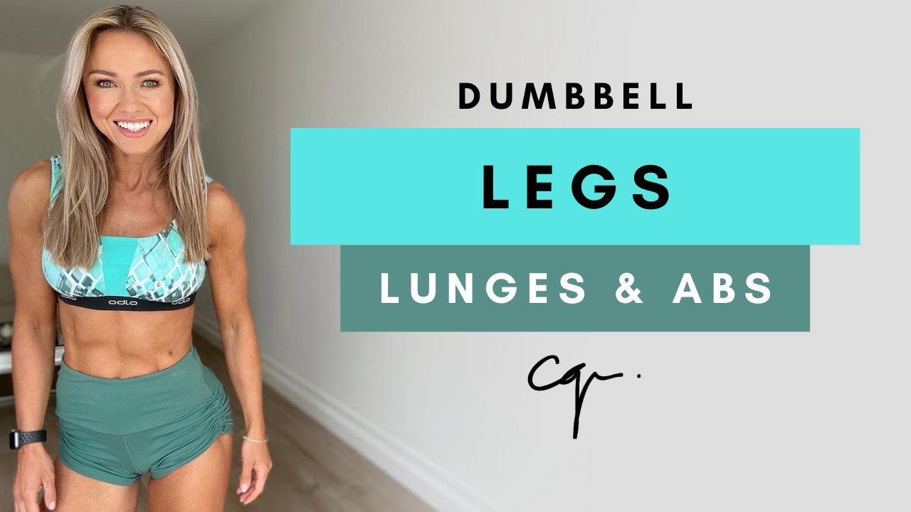 Caroline Girvan on X: 20 Min LEG WORKOUT WITH DUMBBELLS at Home  Abs and  Lunges. Follow along with me on :   #dumbbelllegworkout #dumbbellworkout #lunges #abs #legworkout  #dumbbelllunges #carolinegirvan #fitness