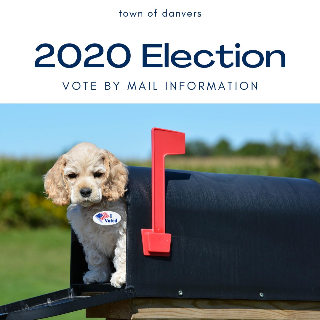 TownofDanvers's tweet photo. Vote by Mail ✉️All registered voters are able to vote by mail for the 9/1/20 State Primary & the 11/3/20 Pres. Election
More info on vote by mail & a sample ballot for State Primary visit https://t.co/1539eHVq4c
#danversma #localgovernment #election #stateprimary #votebymail https://t.co/5PL987ZXYR