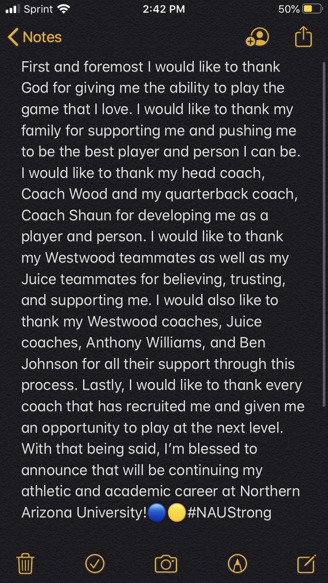 #AGTG COMMITTED! #LoneStarJack #NAUStrong