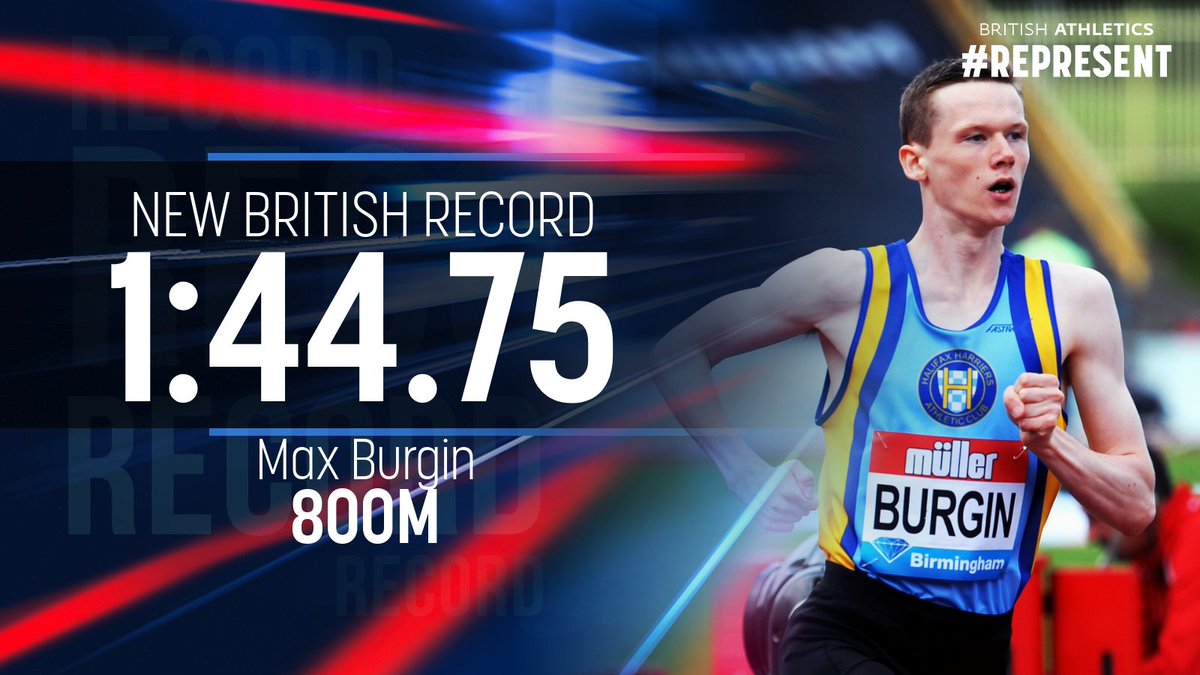🇬🇧 BRITISH U20 RECORD! 🇬🇧 🤯 @MaxBurgin3 is superhuman! He breaks his own British U20 800m record and clocks the second fastest time in the world in 2020 in Manchester this evening!