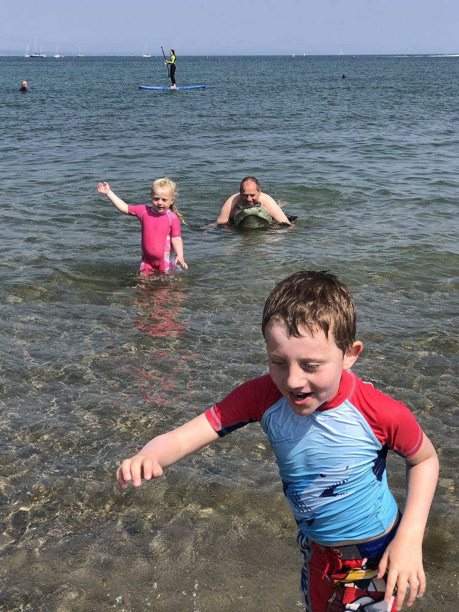 Day 11 <a href="/WeAHPs/">WeAHPs 💙</a> #AHPsActive #WeActiveChallenge  Beautiful stroll along the beach and a paddle in the sea from Machroes to Abersoch and back ☀️🌊🏖#thisisthelife#happyholiday