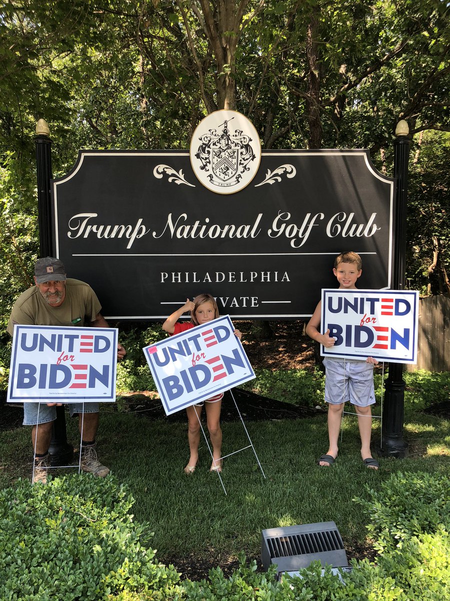 #SignsAcrossAmerica #UnitedForBiden #WeWantJoe #NJBarnstormers