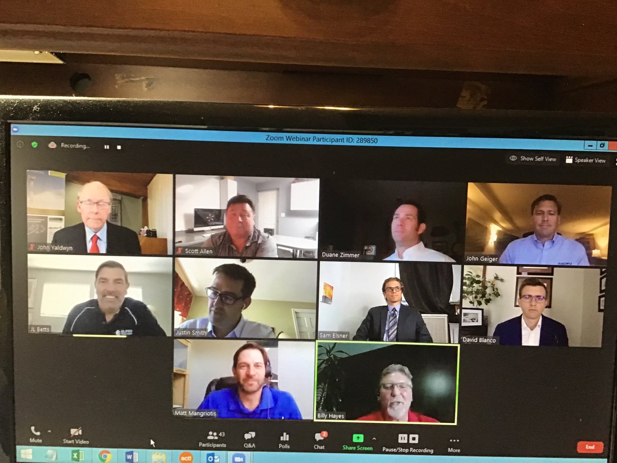 ENTELEC's tweet image. #ENTELEC2020 vendor shootout is underway. Panels are armed and ready. Jump on with us as the group discusses #IIoT to the #Edge  details at ENTELEC.org! #toomuchinfotomiss