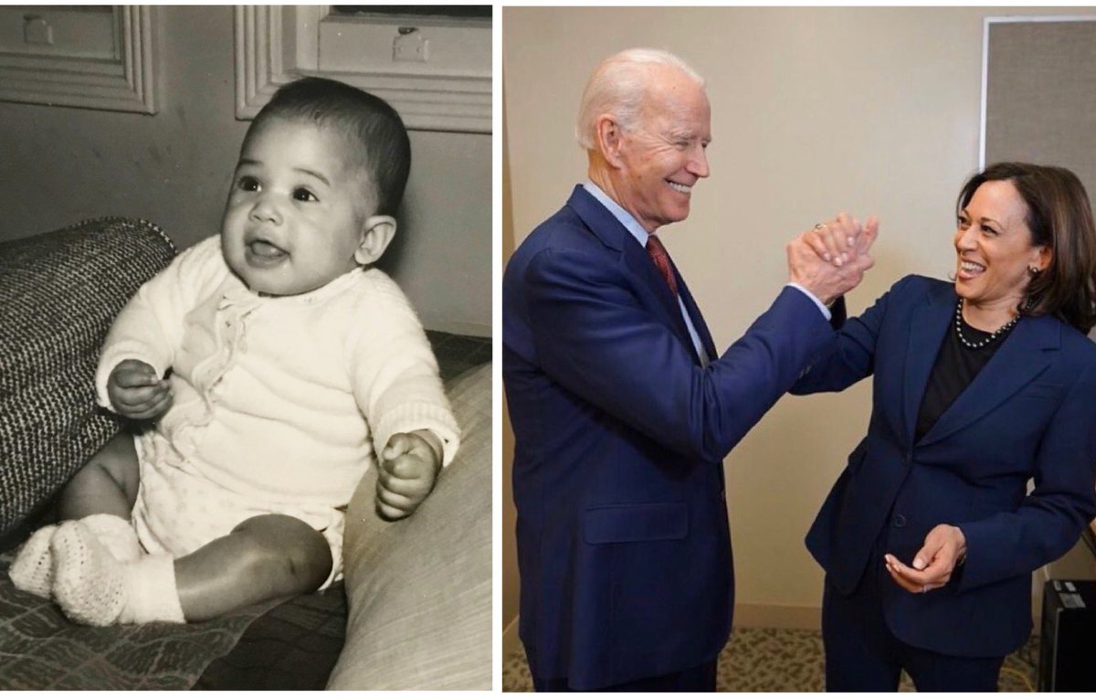 mayaharris_'s tweet image. That day when a little girl from Oaktown became the first black woman to be a major-party vice-presidential nominee...😭

So incredibly proud of you, sis!
❤️🤍💙