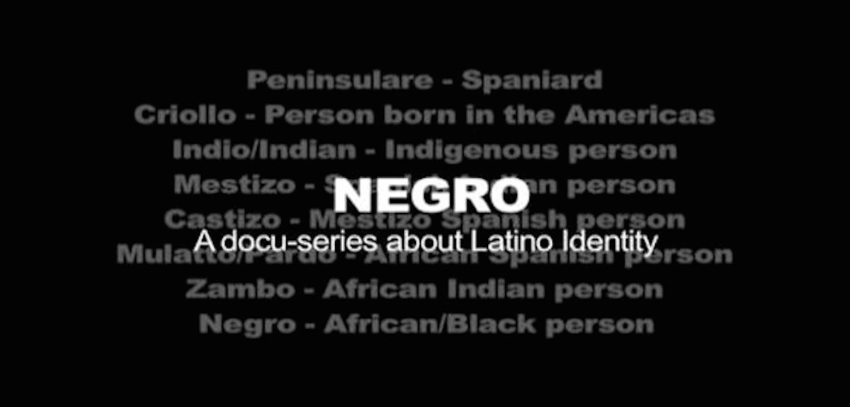 I have an almost 10-year-old docu-series:  http://www.NegroDoc.com  with over 30 video shorts on various Latinx topics. For access to my 2-hour long doc, just DM me. If you'd like a workshop for your school, class, university, workplace etc. email radiocananegra@gmail.com