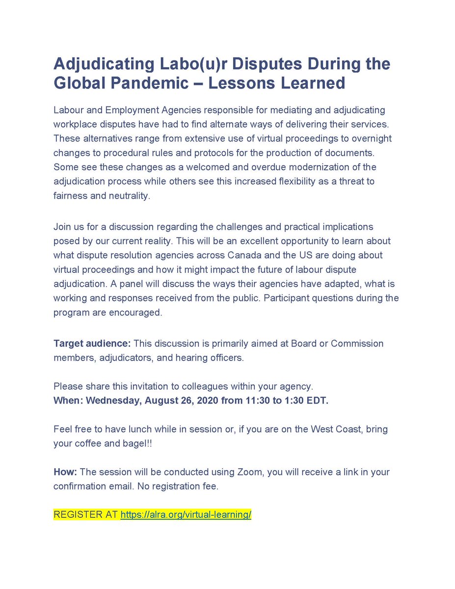 ALRA - Association of Labor Relations Agencies tweet media