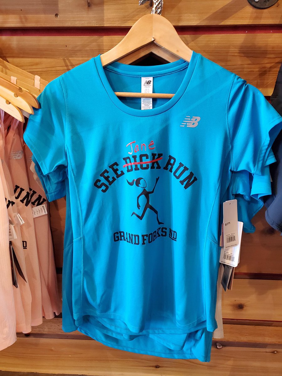 see_dick_run's tweet photo. See Dick run? More like see Jane run! Ladies' singlets and tees now available! #seedickrun #seejanerun https://t.co/RUJiqNCLun