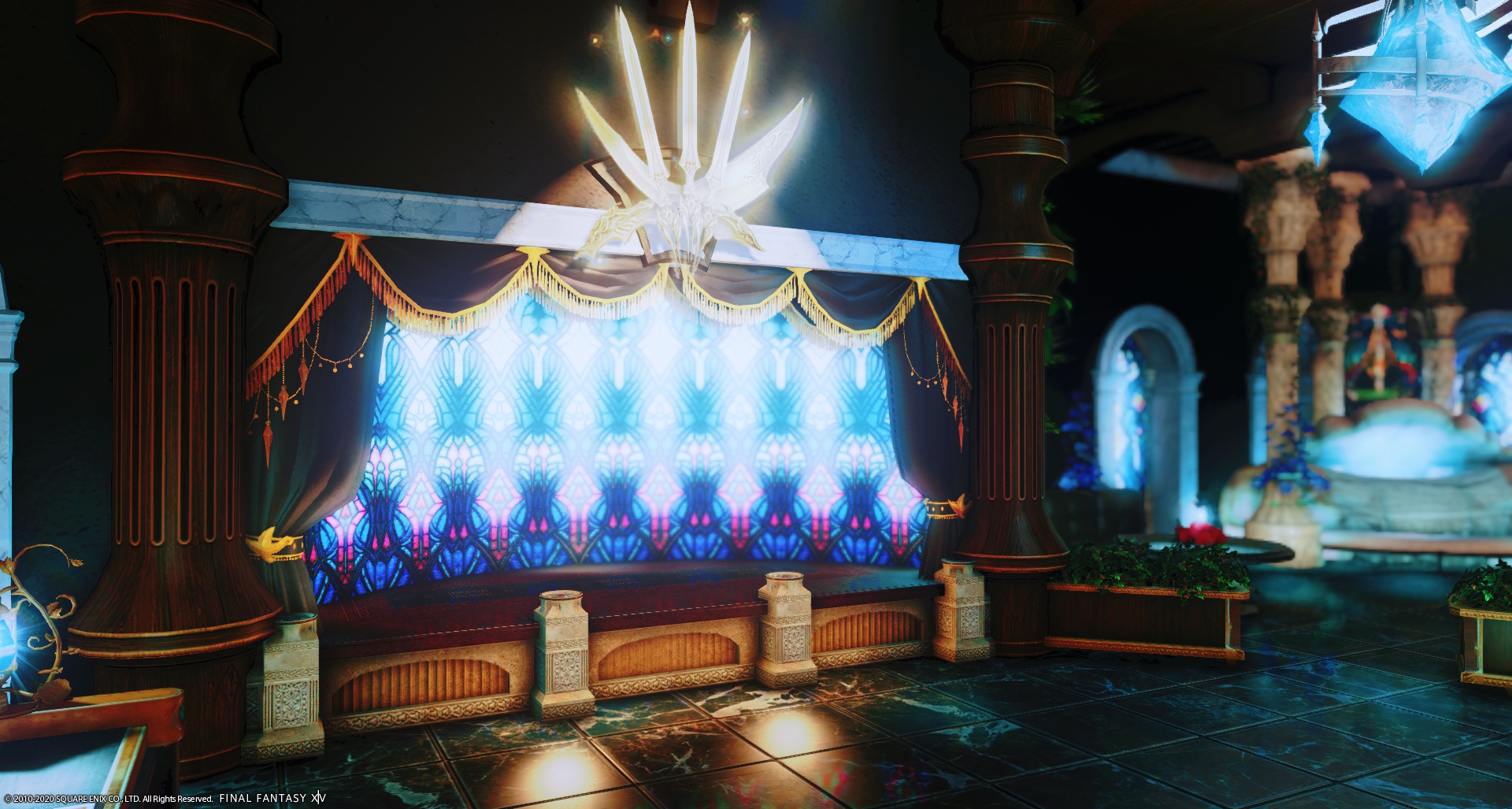 らら Jp4dc 5 3調度品 ステージカーテン 使用例 2個 シンプルカーテンで飾るやり方は 前からしていましたが こちらはより らしく なりますね 壁に付く判定なので浮かせています Ff14ハウジング T Co Kpgm5gk1gm Twitter