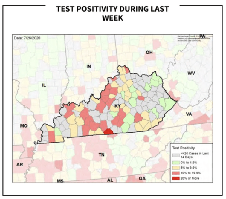8/ Guess where this data is? It is in the White House COVID Task Force reports.Every leak of these reports leads to both national and local coverage of the critical public health information within it.Like this in Kentucky:  https://www.sentinelnews.com/content/white-house-report-has-shelby-red