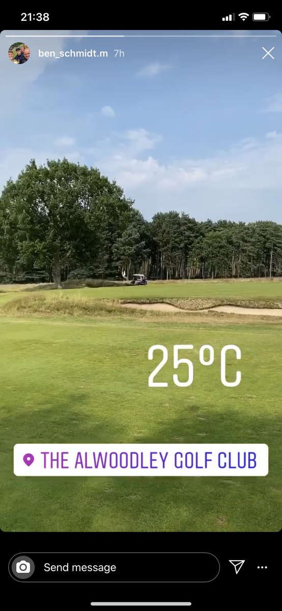 schmidtpj's tweet photo. Thanks to @benboschmidt for the knock round @AlwoodleyGC today true to say what a tough test of golf it is #heather #tightfairways #puregreens @adidasGolf @PingTour https://t.co/aAkcU1zEFT