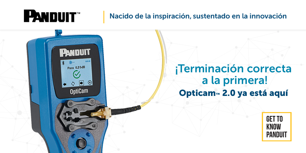 PanduitLATAM's tweet photo. #MyPanduitSolutions
▶ ¡El proceso de terminación de fibra nunca ha sido tan simple y confiable, hasta ahora! #OptiCam2, transformó el proceso de terminación haciendo que se consuma menos tiempo de mano de obra. 🔎Contenido compleo en: https://t.co/NjwnIlViaL #GettoKnowPanduit https://t.co/SAquCsoF0a