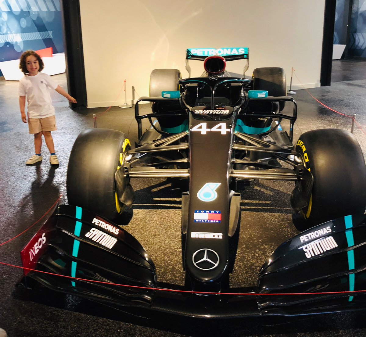 brooke_moran's tweet photo. We had a great time @SilverstoneExp today . The staff are amazing 👌🏽. 
My 4 year old loved it. Was very excited to see number 44 car @MercedesAMGF1 @LewisHamilton 
#makingmemories#love this kid #family is everything#❤️ https://t.co/UvhsYlLLay