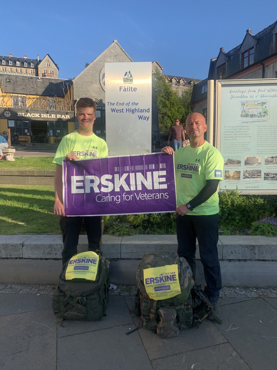 AcousticalGigs's tweet photo. Our @Erskine1916 #WHW100 Challenge carrying 35lbs, ascending over 15,000ft and finishing just over 100 miles away in the Highlands, is IN THE BAG! 

Thanks to ALL who have supported us! 
We’re still a little off target so if you could help, please visit
https://t.co/OvNkAfshZu https://t.co/Lrzxg6VHiH
