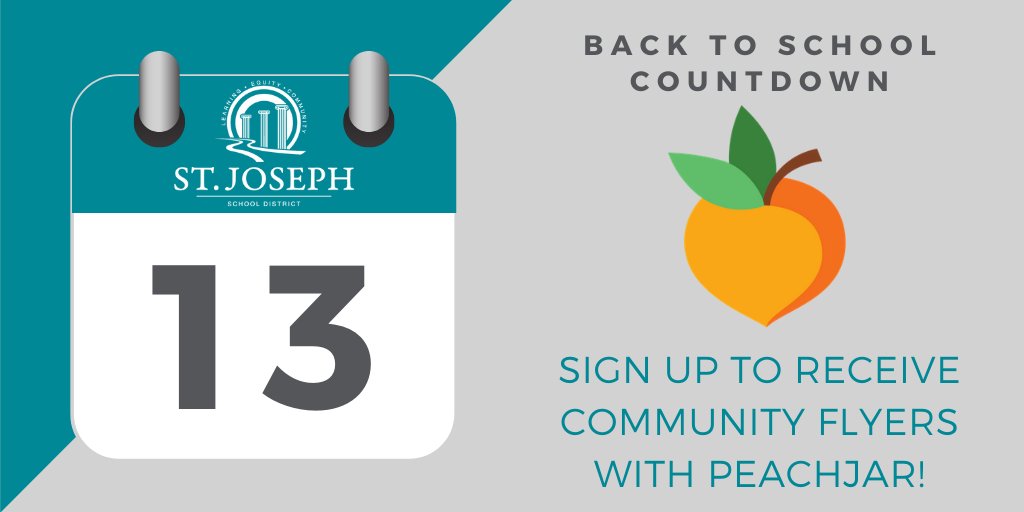 Sign up for PeachJar to receive community flyers: peachjar.com #SJSDB2S