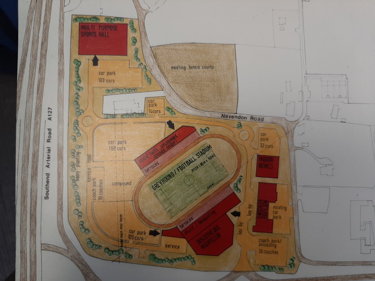 BasildonHistory's tweet photo. Prior to @sainsburys opening the Cricketers Way store in 1992 plans were put together for a football stadium with a dog track.
#Nevendon #Basildon #Essex https://t.co/NBVXE7lhlo